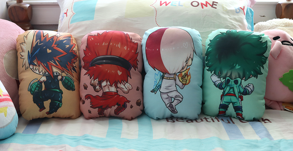 My hero academia plush hot sale pillow